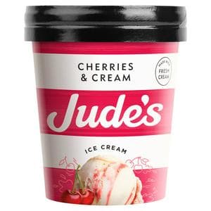 Jude's Cherries & Cream Ice Cream 460ml