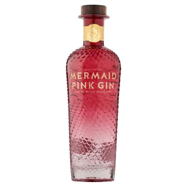 Isle of Wight Distillery Mermaid Pink Gin 70cl - gallery image 1