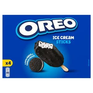 Oreo Ice Cream with Oreo Cookie Pieces x4 360ml