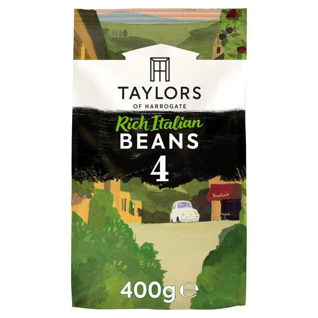 Taylors of Harrogate Rich Italian Roast Coffee Beans 400g - gallery image 1