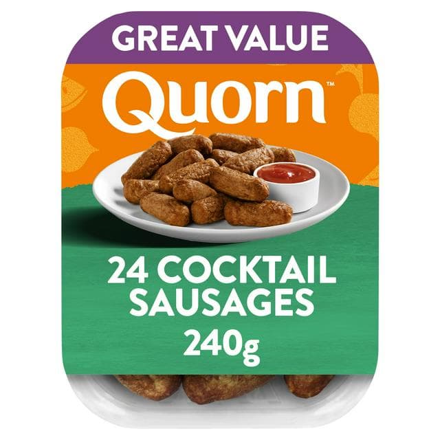 Quorn Cocktail Sausages x24 240g - gallery image 1