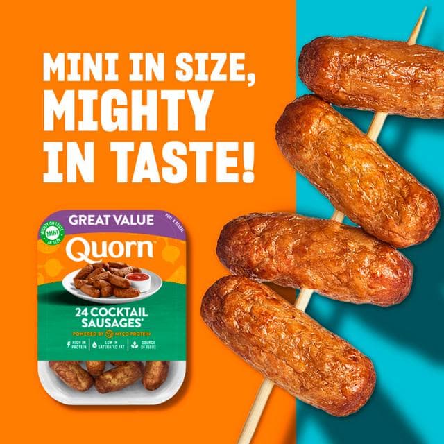 Quorn Cocktail Sausages x24 240g - gallery image 3
