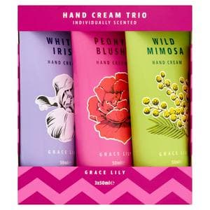 Grace Lily 3 x 50ml Trio Hand Cream Gift Set