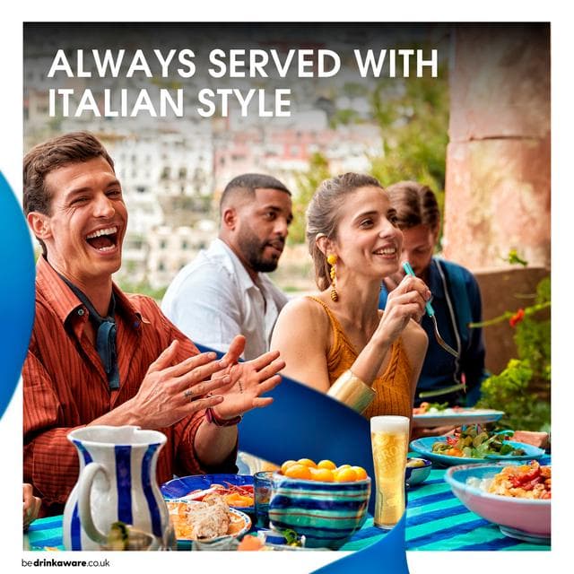 Peroni Nastro Azzurro ABV 5% Cans 4 x 440ml - gallery image 6