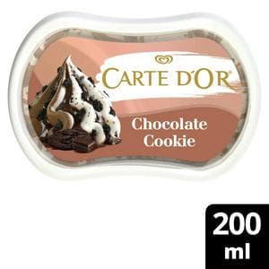 Carte D'or 200ml Mini Indulgence Chocolate Cookie Ice Cream Tub