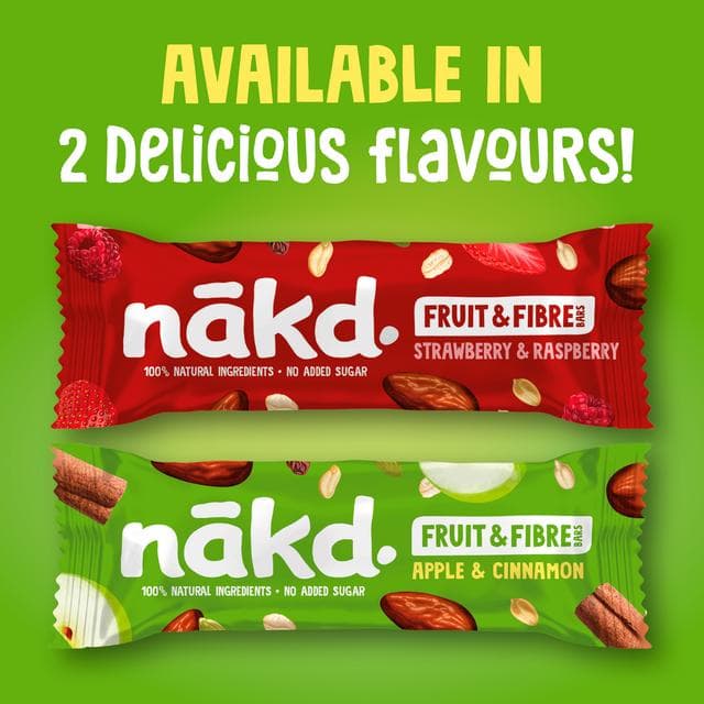 Nakd Apple Cinnamon Fruit & Fibre Bars 3x44g - gallery image 6