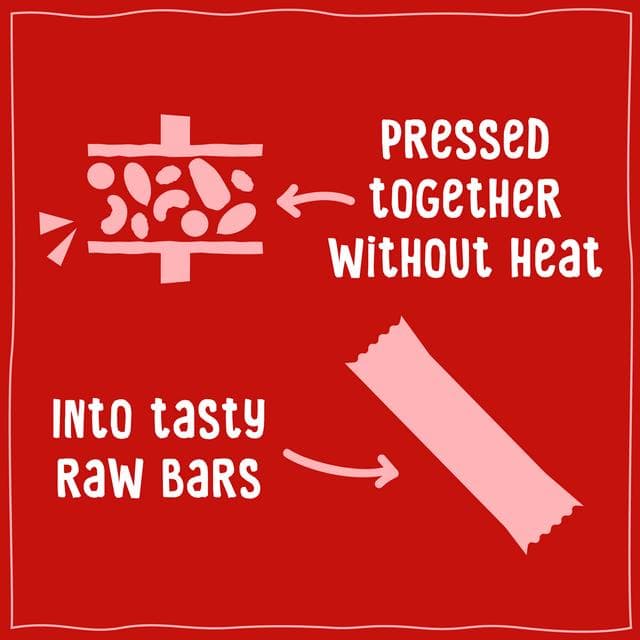 Nakd Strawberry Raspberry Fruit & Fibre Bars 3x44g - gallery image 3