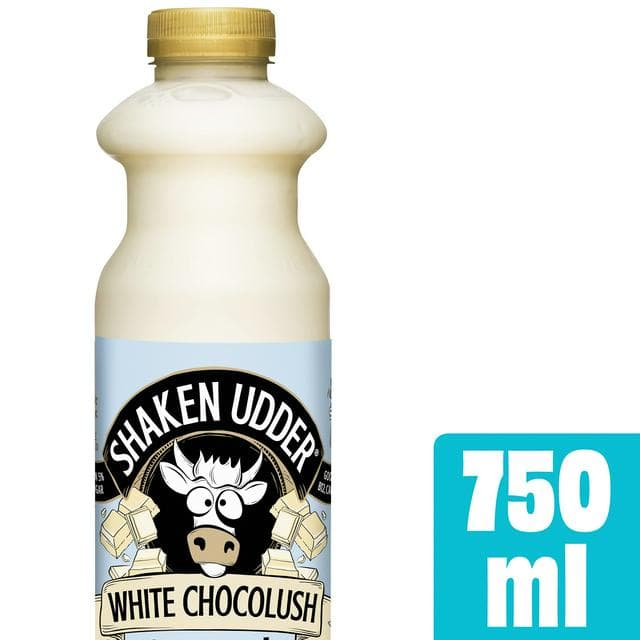 Shaken Udder 750ml White Chocolush Milkshake Drink - gallery image 1
