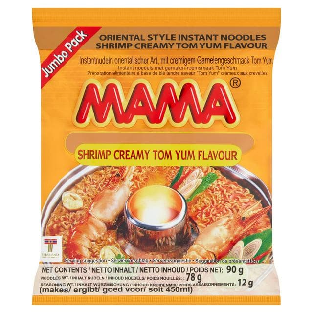 Mama Oriental Style Instant Noodles Shrimp Creamy Tom Yum Flavour 90g - gallery image 1
