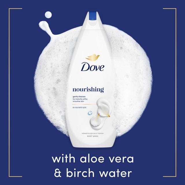Dove 720ml Nourishing Body Wash Shower Gel - gallery image 3
