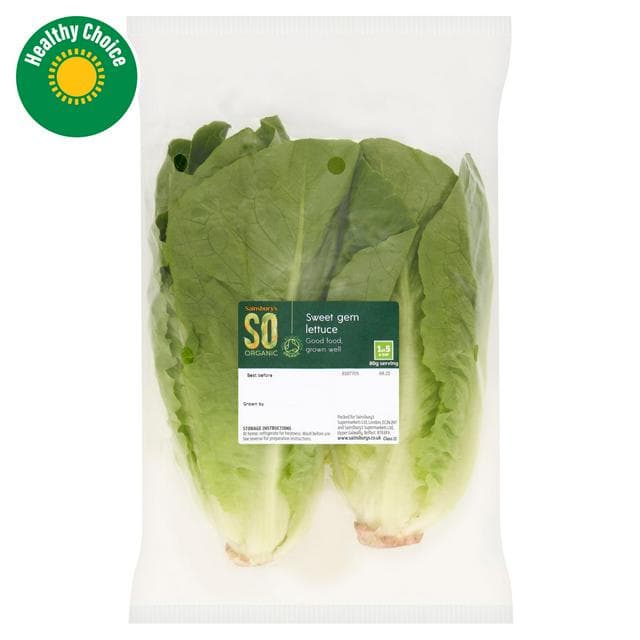 Sainsbury's Sweet Gem Lettuce, SO Organic - gallery image 1