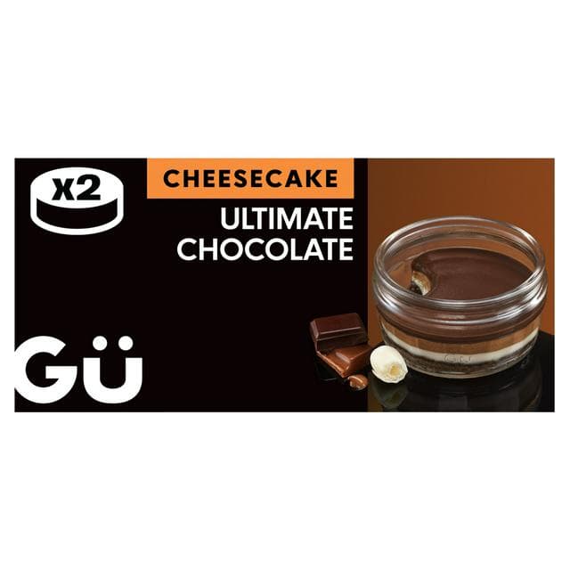 Gü Ultimate Chocolate Cheesecake Dessert 2 x 85g - gallery image 1