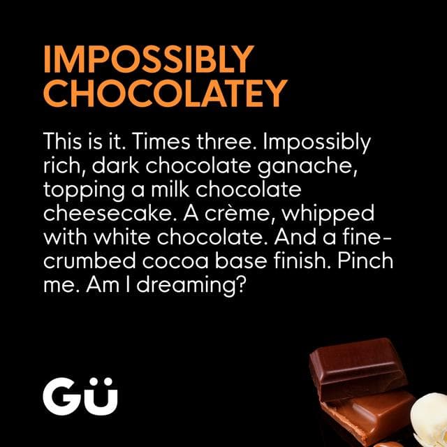 Gü Ultimate Chocolate Cheesecake Dessert 2 x 85g - gallery image 3