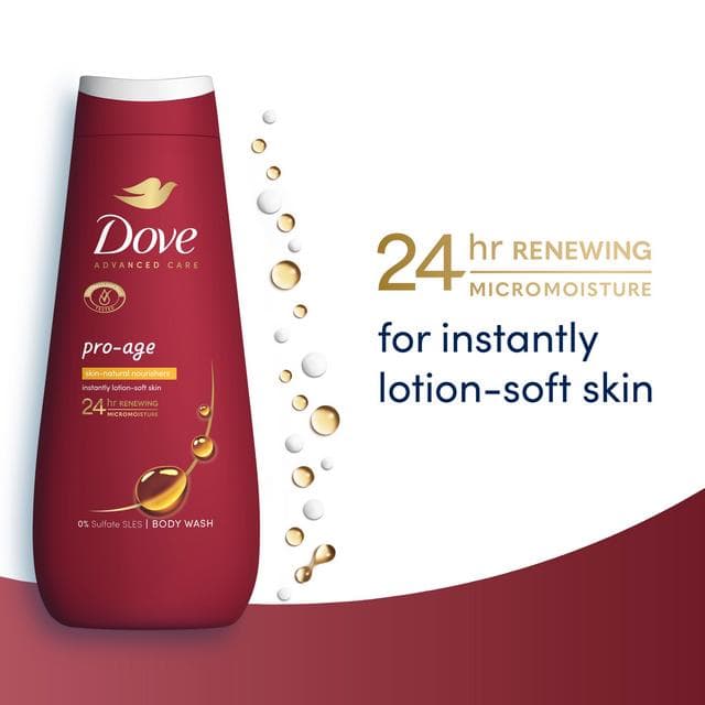 Dove Advanced Care Pro Age Body Wash Shower Gel 400ml - gallery image 3