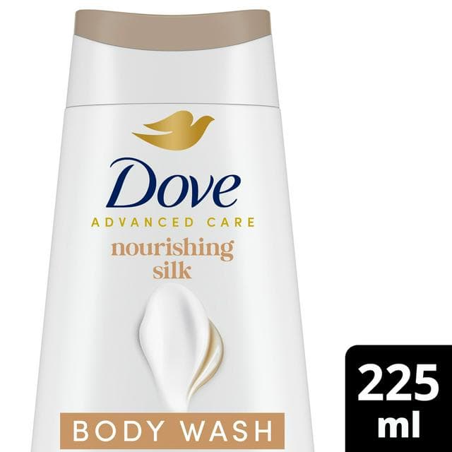 Dove 225ml Advanced Care Nourishing Silk Body Wash - gallery image 1