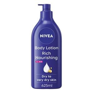 Nivea 625ml Rich Nourishing Dry Skin Body Lotion