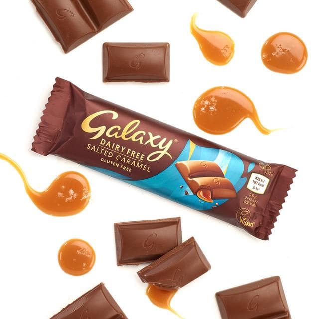 Galaxy Dairy Free Chocolate Salted Caramel 40g - gallery image 2