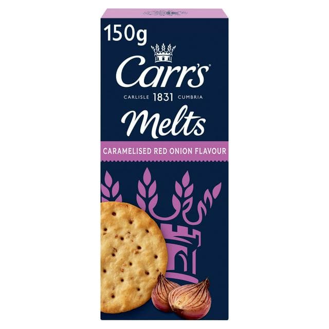 Carr's Melts Caramelised Red Onion Crackers 150g - gallery image 1