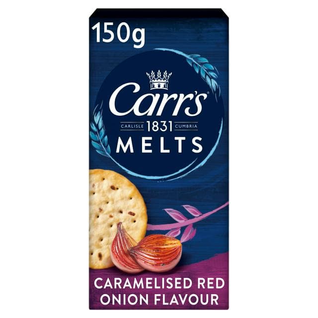 Carr's Melts Caramelised Red Onion Crackers 150g - gallery image 1