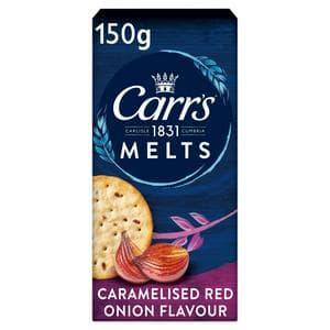 Carr's Melts Caramelised Red Onion Crackers 150g