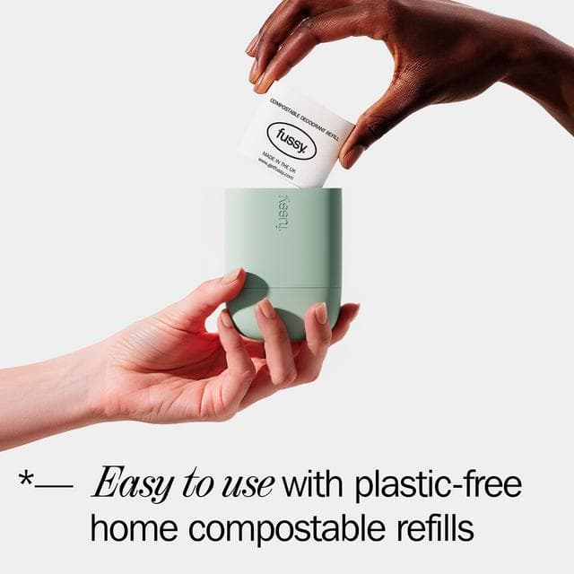 Fussy Refillable Natural Deodorant Tropic Tonic 40g - gallery image 5