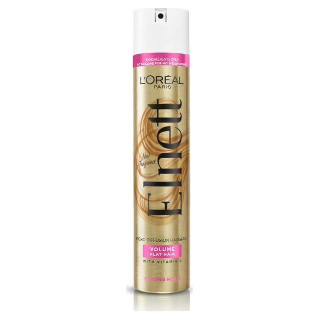 L'Oréal Paris Elnett Hairspray Strong Hold & Volume For Flat Hair 400ml - gallery image 1