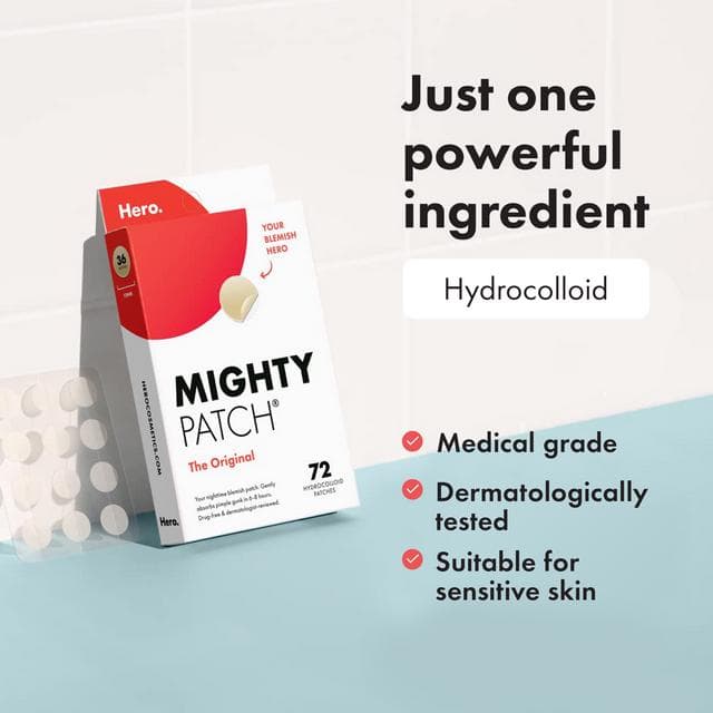 Mighty Patch Original Spot Patches by Hero Cosmetics Pimple Patches x24 - gallery image 3