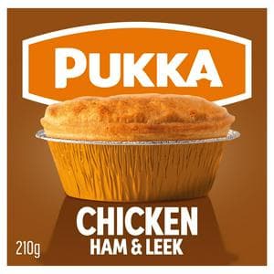 Pukka 210g Chicken, Ham & Leek Pie