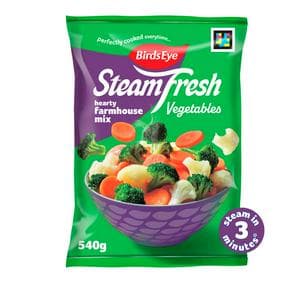 Birds Eye Steamfresh Hearty Farmhouse Mix Steam Bags x4 540g