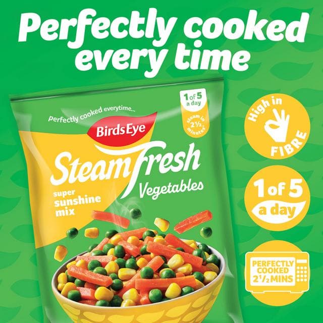 Birds Eye Steamfresh Super Sunshine Steam Bags x4 540g - gallery image 2
