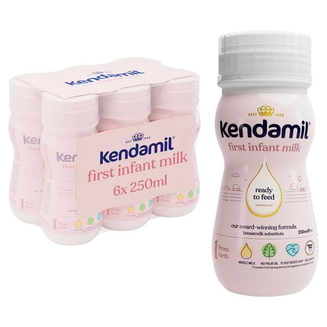 Kendamil First Infant Baby Milk 6x250ml - gallery image 1