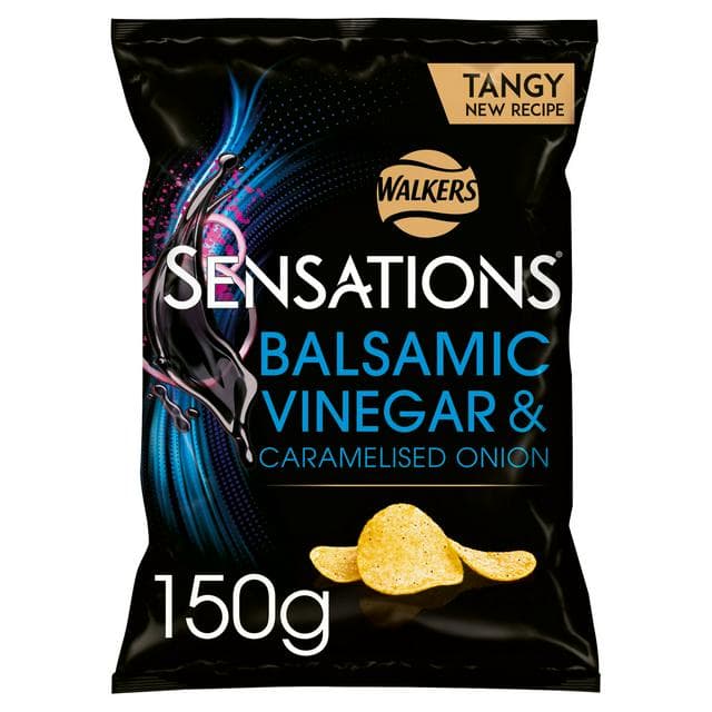 Walkers Sensations Balsamic Vinegar & Caramelised Onion Sharing Crisps 150g - gallery image 1