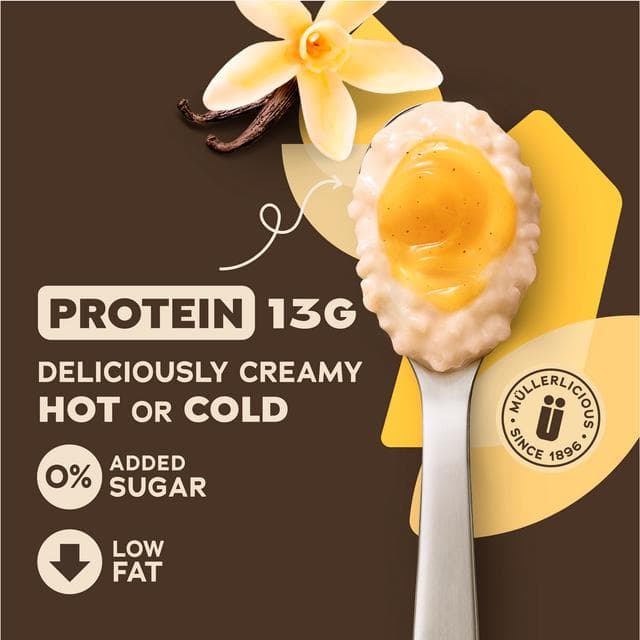 Müller Rice High Protein Vanilla Dessert 180g - gallery image 2