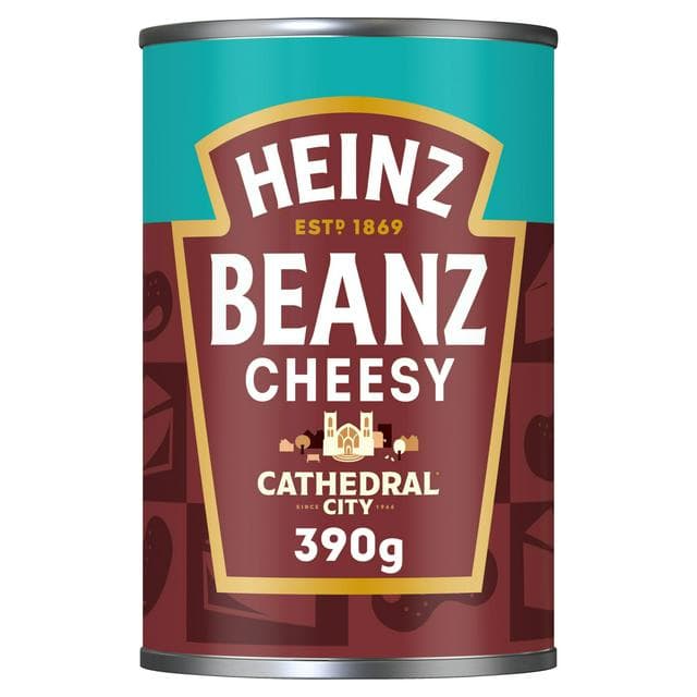 Heinz Cathedral City Cheesy Tinned Baked Beans 390g - gallery image 1