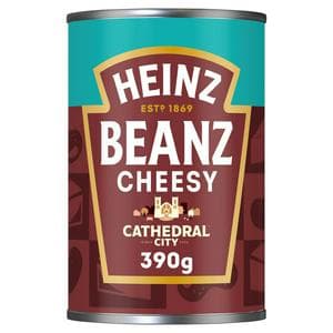 Heinz Cathedral City Cheesy Tinned Baked Beans 390g