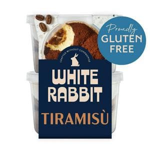 White Rabbit 2 x 95g Gluten Free Classic Tiramisu