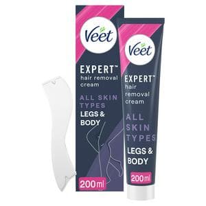 Veet Expert Hair Removal Cream Legs Body All Skin Type 200ml