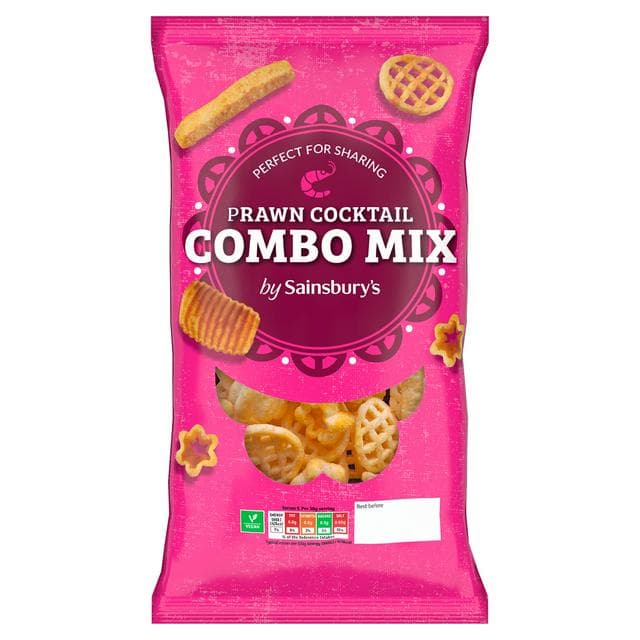 Sainsbury's Prawn Cocktail Combo Mix 150g - gallery image 1
