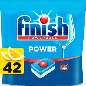 Finish Power All In One Lemon Dishwasher Tablets x42