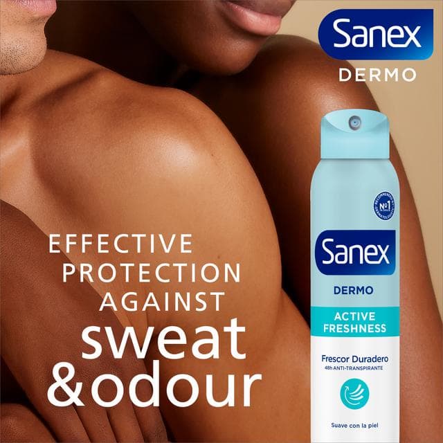Sanex Derma Care+ Active Freshness 72 Hour Antiperspirant Spray Deodorant 200ml - gallery image 2