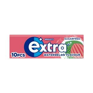 Extra Watermelon Flavour Sugarfree Chewing Gum Pieces x10