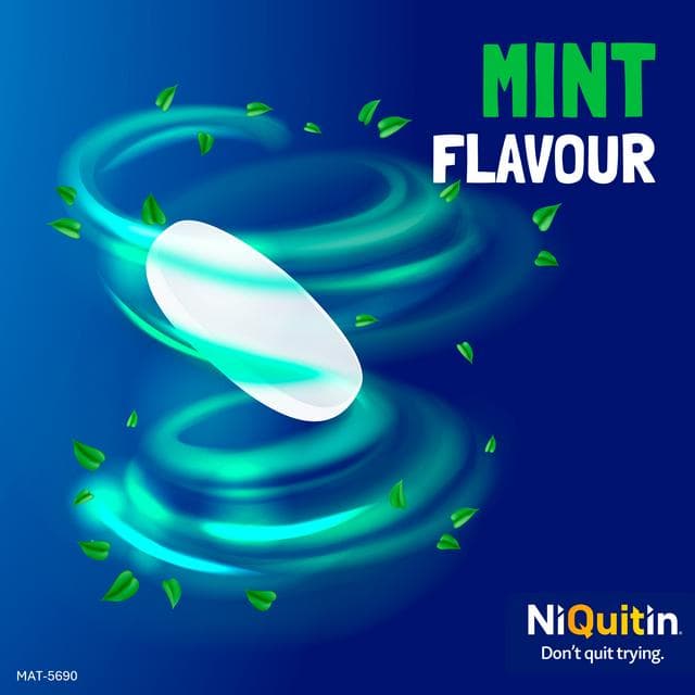 NiQuitin Minis Mint Nicotine Lozenges Reduce & Quit Smoking Aid x60 2mg - gallery image 4
