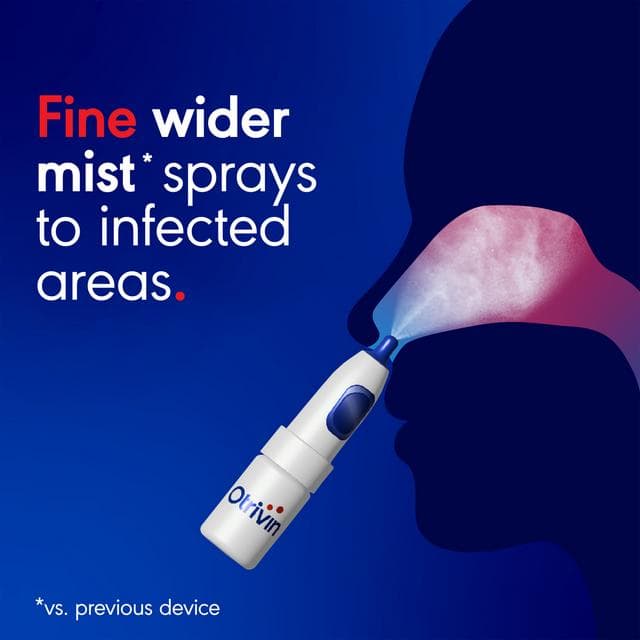 Otrivine 10ml Sinusitis Relief Decongestant Nasal Spray - gallery image 4