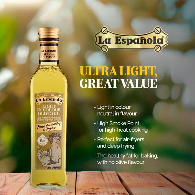 La Espanola Light In Colour Olive Oil 500ml - gallery image 2
