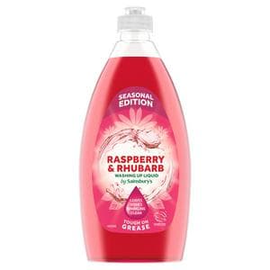 Sainsbury's 500ml Raspberry & Rhubarb Washing Up Liquid, Seasonal Edition