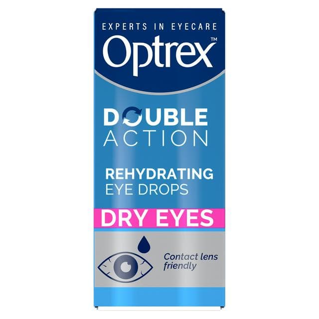 Optrex Double Action Rehydrating Eye Drops 10ml - gallery image 1