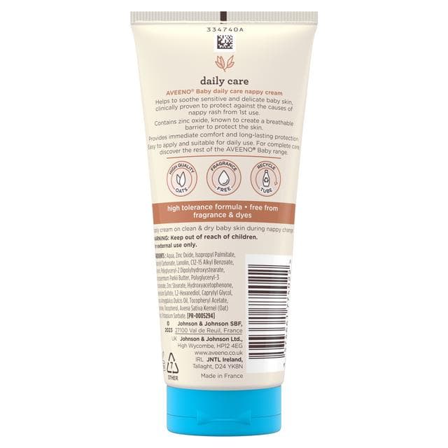 Aveeno Baby Daily Care Nappy Cream 100ml - gallery image 6