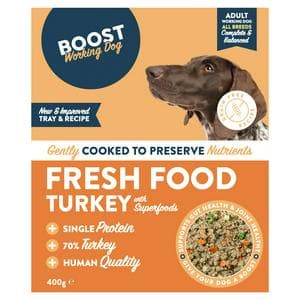 Boost Dog Food Turkey with Seasonal Veg 400g