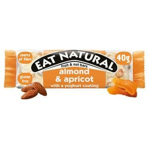 Eat Natural Almond Apricot with a Yoghurt Coating Fruit & Nut Bars 40g