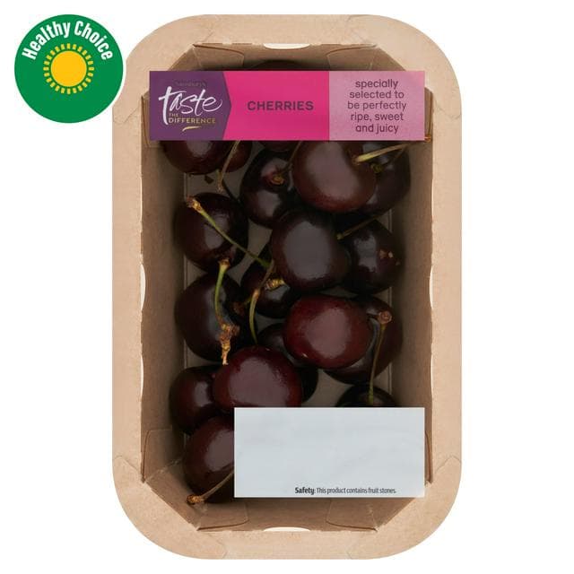 Sainsbury's Cherries, Taste the Difference 250g - gallery image 1
